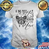 A big piece of my heart lives in heaven and he is my husband shirt