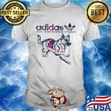 Adidas all day I dream about german shepherd flowers shirt