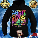 Angle stars tempered grace in their arms legend never die 1976-2017 s Hoodie