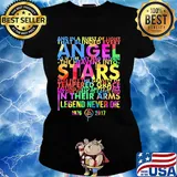 Angle stars tempered grace in their arms legend never die 1976-2017 s Ladies tee