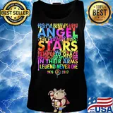 Angle stars tempered grace in their arms legend never die 1976-2017 s Tank top