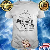 Animal chicken pig and cow friends not food shirt