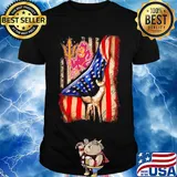 Arizona State American flag veteran Independence Day shirt