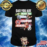 Avengers dad you are incredible mighty legendary invincible signatures shirt