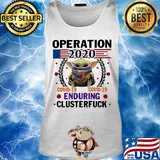 Baby yoda Fedex operation 2020 covid-19 enduring clusterfuck mask s Tank top