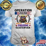 Baby yoda Fedex operation 2020 covid-19 enduring clusterfuck mask shirt
