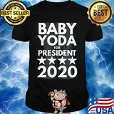 Baby Yoda for president 2020 shirt