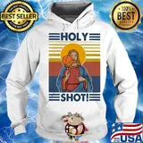 Basketball jesus holy shot vintage s Hoodie