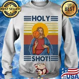 Basketball jesus holy shot vintage s Sweater