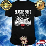 Beastie boys adam ad-rock borovets michael mike d diamond adam mca vanch signatures shirt