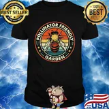 Bee pollinator friendly garden vintage shirt