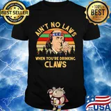 Benjamin franklin ain’t no laws when you drinking claws vintage shirt