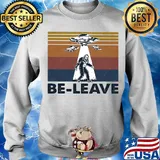 Bigfoot UFO be leave vintage s Sweater