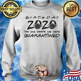 Birthday 2020 mask the one where they were quarantined s Sweater