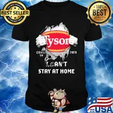 Blood inside tyson covid-19 2020 i can't stay at home shirt