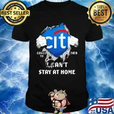 Blood insides citibank covid-19 2020 I can't stay at home shirt