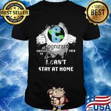 Blood insides cognizant logo covid-19 2020 I can't stay at home shirt