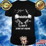Blood insides deloitte covid-19 2020 I can't stay at home shirt