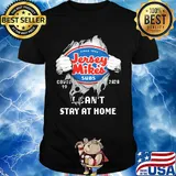 Blood insides jersey mike's covid-19 2020 I can't stay at home shirt