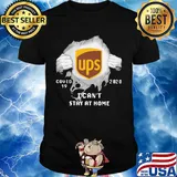 Blood insides ups covid-19 2020 I can't stay at home shirt