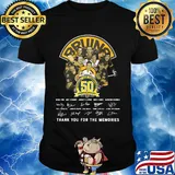Bruins stanley cup champions 50th anniversary signature shirt