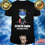 Captain America mask Senior 2020 toilet paper quarantined shirt