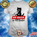 Cat black 6ft back or 6ft under shirt