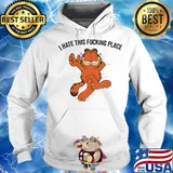 Cat I hate this fucking place s Hoodie