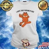 Cat I hate this fucking place s Ladies tee