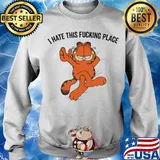 Cat I hate this fucking place s Sweater