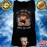 Cat i’ll claw on you when you sleep halloween s Tank top