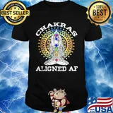 Chakras Aligned AF Yoga Meditation shirt