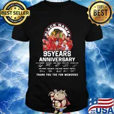 Chicago blackhawks 95 years anniversary thank you for the memories signatures shirt