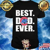 Chicago cubs best dad ever happy father's day logo shirt