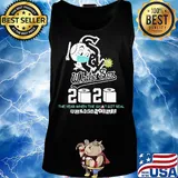 Chicago white sox baseball 2020 the year when the shit got real quarantined toilet paper mask covid-19 s Tank top