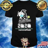 Chicago white sox baseball 2020 the year when the shit got real quarantined toilet paper mask covid-19 shirt