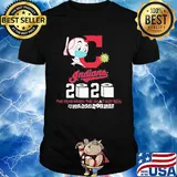 Cleveland indians baseball 2020 the year when the shit got real quarantined toilet paper mask covid-19 shirt