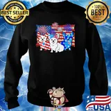 Corgi firework american flag independence day s Sweater
