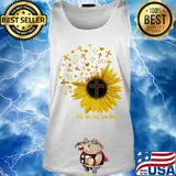 Cross sunflower you are my sunshine s Tank top