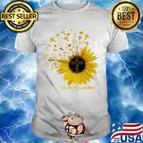 Cross sunflower you are my sunshine shirt