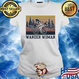 Cycling wander woman vintage s Ladies tee