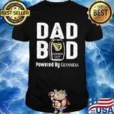 Dad bod powered by guinness shirt