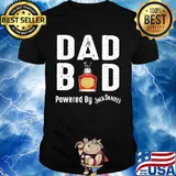 Dad bod powered by Jack Daniels shirt