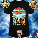Daddy shark doo doo doo vintage shirt