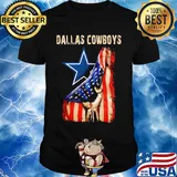 Dallas cowboys american flag independence day shirt