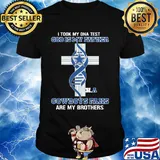 Dallas cowboys i took my dna test god is my father cowboys fans are my brothers shirt