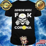 Depeche mode skull fuck coronavirus shirt