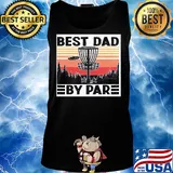 Disc golf Best Dad By Par Vintage s Tank top