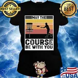 Disc golf way the course be with you vintage s Ladies tee
