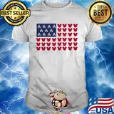 Disney mickey mouse American flag independence day shirt